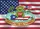 Coqui Frog Puerto Rico Map American Flag - USA 250th Anniversary Celebrating Our Journey Yard Sign - 6