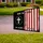 Distressed American Flag Cross 13 Stars - One Nation Under God USA 250th Anniversary Yard Sign - 3
