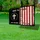 Distressed American Flag Cross 13 Stars - One Nation Under God USA 250th Anniversary Yard Sign - 4