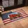 Vintage Tractor Distressed American Flag 250 Years of Freedom 1776-2026 Patriotic Doormat - 4