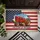 Vintage Tractor Distressed American Flag 250 Years of Freedom 1776-2026 Patriotic Doormat - 6