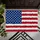 Textured American Flag Rose Blossoms 1776-2026 - USA 250th Anniversary Independence Day Doormat - 6
