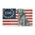 Labrador Dog American Flag 250th Anniversary 1776-2026 Paw Print Patriotic Dog Gift Doormat - 3
