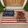 Betsy Ross Flag Brown Horse 1776-2026 Patriotic 250th Anniversary Celebration Doormat - 1