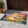 Florida Mockingbird American Flag 1776-2026 - USA 250th Anniversary Tropical Sunset Doormat - 5
