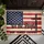 We The People Distressed Flag Cross 1776 - USA 250th Anniversary Gift for Veterans Doormat - 6