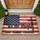 We The People Distressed Flag Cross 1776 - USA 250th Anniversary Gift for Veterans Doormat - 1