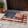 We The People Distressed Flag Cross 1776 - USA 250th Anniversary Gift for Veterans Doormat - 5