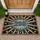 250th Anniversary Independence Day Stained Glass 1776-2026 Patriotic Americana Art Doormat - 1