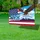 Bald Eagle American Flag NYC Skyline 250 Years - United States 1776-2026 Anniversary Yard Sign - 4