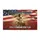 Saluting Soldier Wheelchair American Flag Poppies - 250th Anniversary 1776-2026 Veterans Gift Doormat - 3