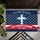 Luminous Cross Star Field 250 Years of Freedom - One Nation Under God 1776-2026 Doormat - 6