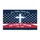 Luminous Cross Star Field 250 Years of Freedom - One Nation Under God 1776-2026 Doormat - 3