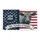 Grayscale Cow American Flag 1776-2026 - USA 250 Years Strong Patriotic Heritage Doormat - 3