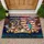 Bald Eagle American Flag 250th Anniversary 1776-2026 Statue of Liberty Fireworks Cityscape Doormat - 1