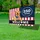 Golden Labrador American Flag 250 Years - USA 1776-2026 Anniversary Welcome Dog Sign Yard Sign - 4