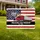 Semi-Truck American Flag 250th Anniversary 1776-2026 - Trucking For Freedom Independence Day Yard Sign - 1