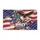 Statue of Liberty Bald Eagle American Flag 1776-2026 - USA 250th Anniversary Independence Day Doormat - 3