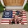 English Bulldog American Flag 1776-2026 - USA 250th Anniversary National Pride Doormat - 1