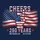Patriotic Rock On Hand American Flag - Cheers 250 Years USA Independence Day 2026 Doormat - 7
