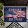 Patriotic Rock On Hand American Flag - Cheers 250 Years USA Independence Day 2026 Doormat - 6