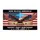 Bald Eagle American Flag 1776-2026 Electric Cross - God Bless America 250th Anniversary Doormat - 3