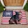 American Flag Tabby Cat 1776-2026 - USA 250th Anniversary Patriotic Outdoor Art Doormat - 1
