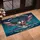 Bald Eagle American Flag Santa Christmas Cityscape - USA 250th Anniversary 1776-2026 Doormat - 4