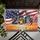 Bald Eagle Statue of Liberty American Flag 250th Anniversary Liberty Bell 1776-2026 Doormat - 6
