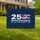 250th Anniversary American Flag Numbers 1776-2026 Patriotic Stars Celebration Yard Sign - 1