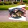 Bald Eagle American Flag Soldier Cross 1776-2026 - USA 250th Anniversary Tribute Yard Sign - 3