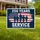 Distressed American Flag Military Soldiers 250 Years Service - USA 250th Anniversary 1776-2026 Yard Sign - 1