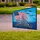 Anchored In Honor Destroyer Jet Fighter American Flag 250th Anniversary (1776-2026) Yard Sign - 3