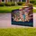 Bald Eagle American Flag 250th Anniversary 1776-2026 Statue of Liberty Fireworks Cityscape Yard Sign - 3