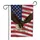Bald Eagle American Flag 1776-2026 - USA 250 Years of Freedom Anniversary Gift Garden Flag - 3