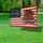 Betsy Ross Flag Brown Horse 1776-2026 Patriotic 250th Anniversary Celebration Yard Sign - 4