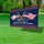 Betsy Ross & 50-Star Flags 250th Anniversary 1776-2026 - Blessed Nation God Yard Sign - 4