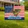 Patriotic Bass Fishing American Flag 1776-2026 - USA 250th Anniversary Freedom Yard Sign - 1