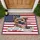 Yorkshire Terrier Betsy Ross Flag 1776-2026 - USA 250th Anniversary Patriotic Celebration Doormat - 1