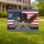 Black Labrador Statue of Liberty Bald Eagle American Flag 1776-2026 USA Semiquincentennial Yard Sign - 1