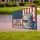 Patriotic Tabby Cat American Flag 250th Anniversary (1776-2026) Freedom Paw Print Yard Sign - 3