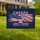 Patriotic Rock On Hand American Flag - Cheers 250 Years USA Independence Day 2026 Yard Sign - 1