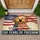 Golden Retriever American Flag 1776-2026 "We the People" USA 250th Anniversary Patriotic Doormat - 1