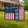 Distressed American Flag 1776-2026 - USA 250th Anniversary Celebration Patriotic Bunting Yard Sign - 1