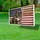 Brindle Bulldog American Flag 250 Years of Freedom - Vintage Americana 250th Anniversary Yard Sign - 4