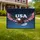Soaring Bald Eagle American Flag USA 1776-2026 - 250th Anniversary Stars & Stripes Freedom Yard Sign - 1
