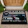 Black Flag Patriotic Silhouettes 1776 - USA 250th Anniversary Military Veteran Tribute Gift Doormat - 1