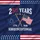 Crossed Betsy Ross & 50-Star American Flags 1776-2026 - USA 250th Anniversary Yard Sign - 6