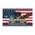 Black Labrador Statue of Liberty Bald Eagle American Flag 1776-2026 USA Semiquincentennial Doormat - 3