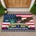 Black Labrador Statue of Liberty Bald Eagle American Flag 1776-2026 USA Semiquincentennial Doormat - 1
